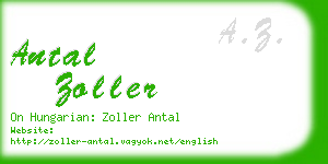 antal zoller business card